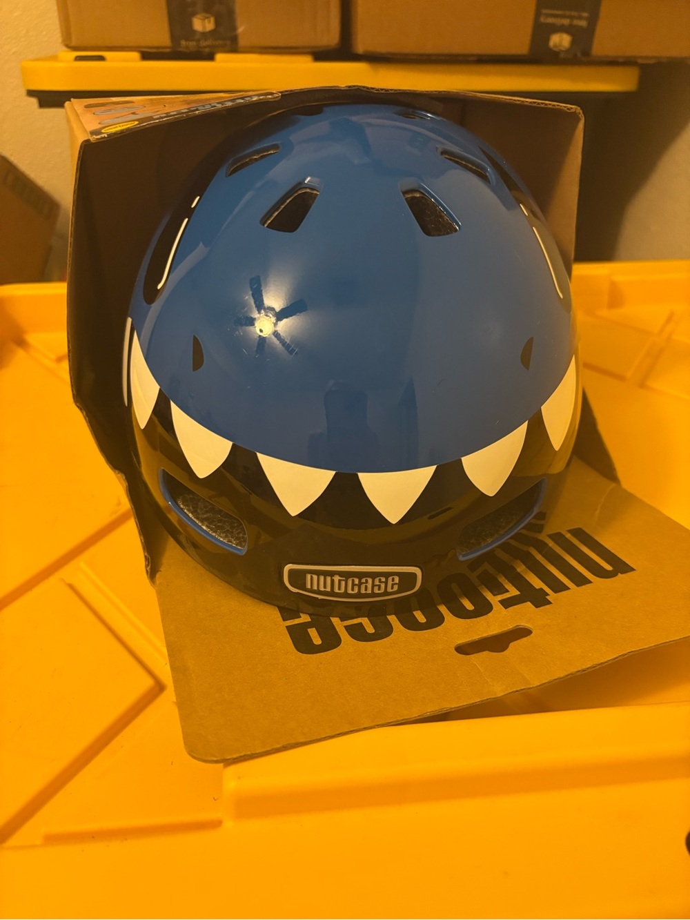 Kids Blue Shark Little Nutty Head Protector